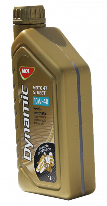 Полусинтетическое моторное масло MOL Dynamic Moto 4T Street 10W-40 (1л)