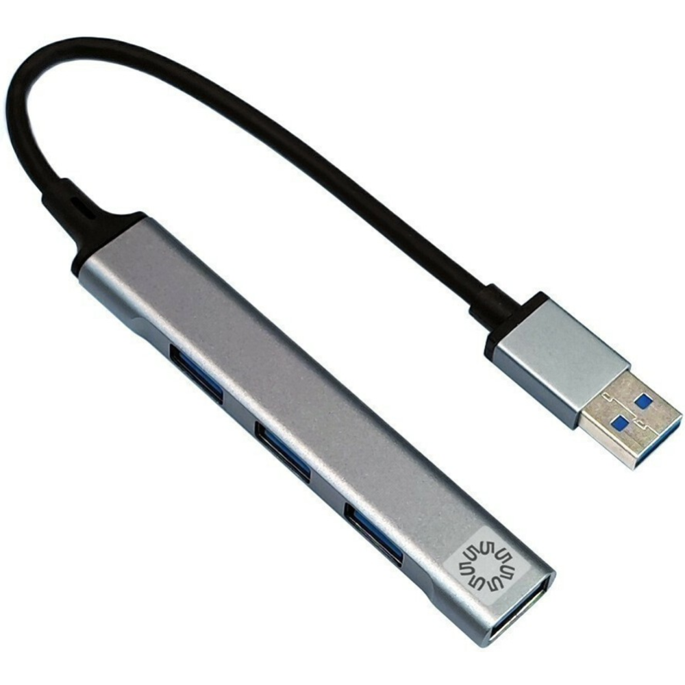 USB-хаб «5bites» HB31-313SL, серебристый