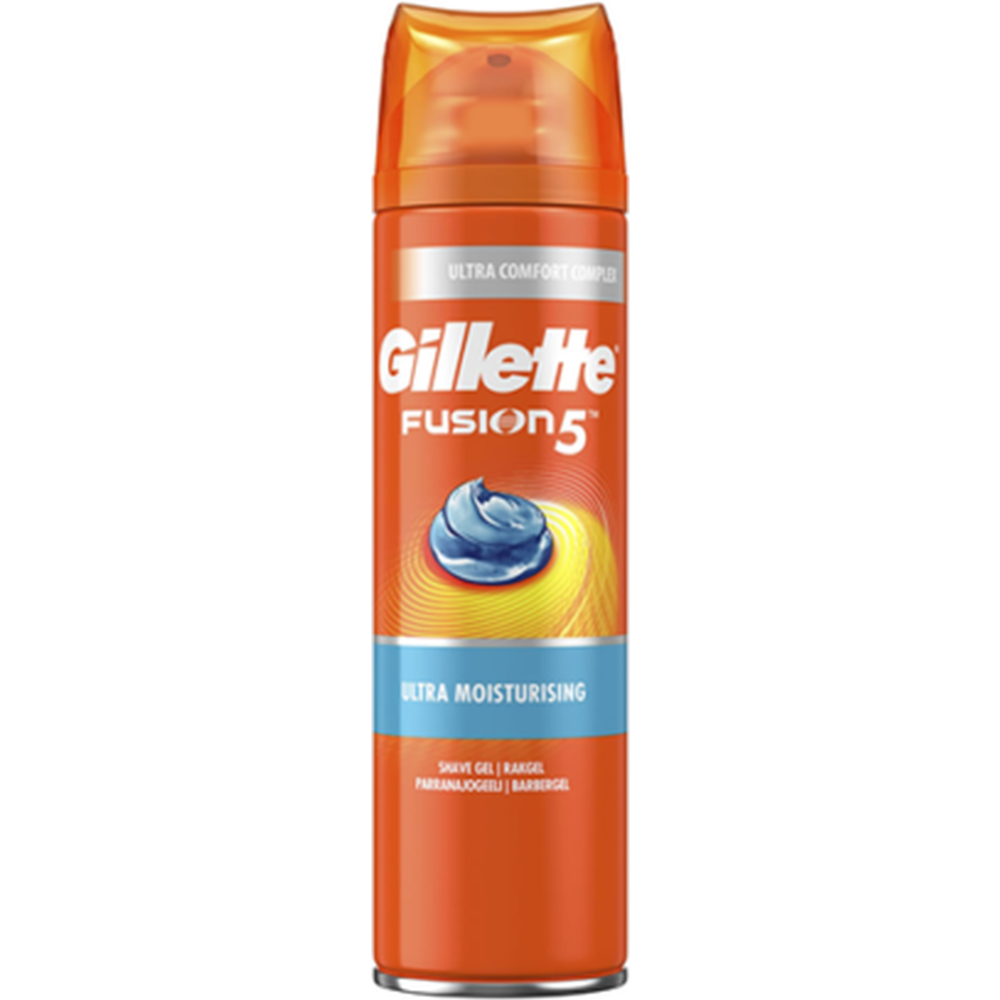 Гель для бритья «Gillette» Fusion 5 Ultra Moisturising, 200 мл