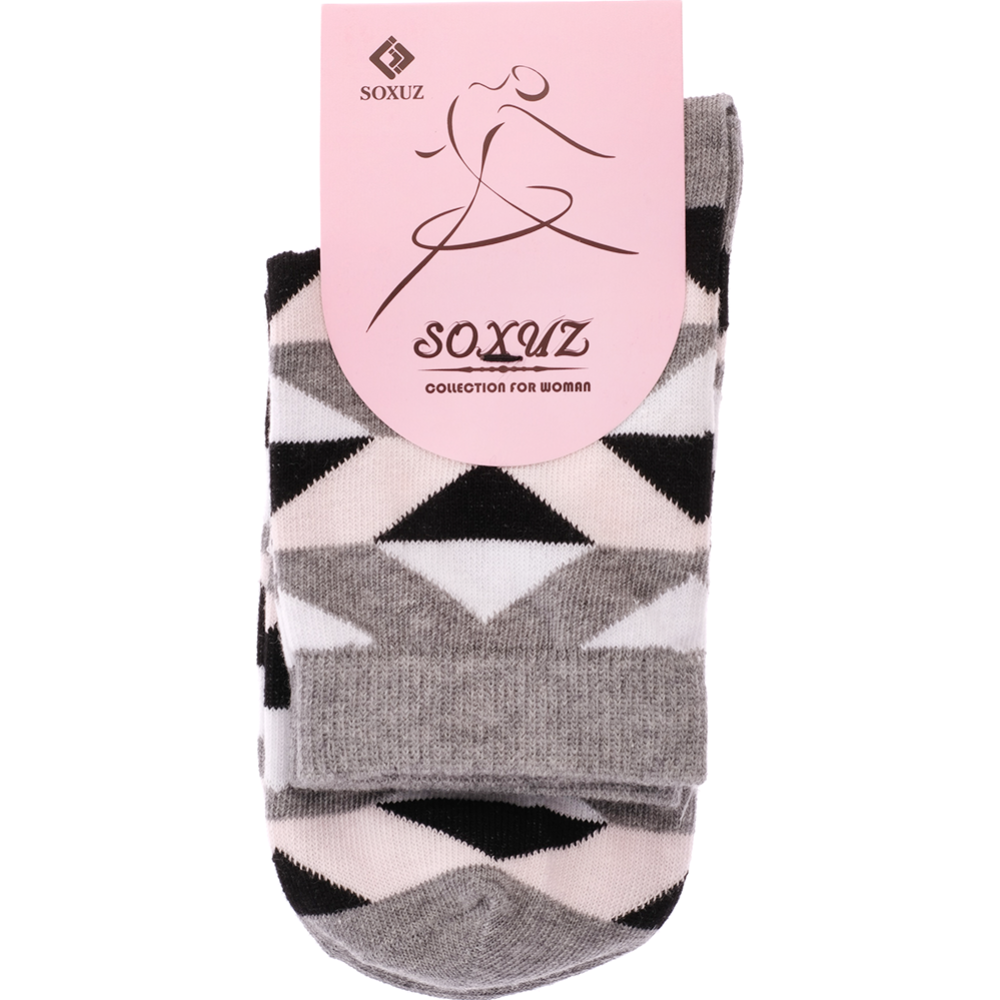 Носки женские «Soxuz» 401-Pr-L, серый, размер 36-40