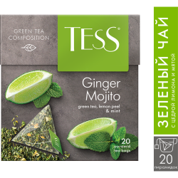 Чай зе­ле­ный «Tess» Ginger Mojito, 20х1.8 г