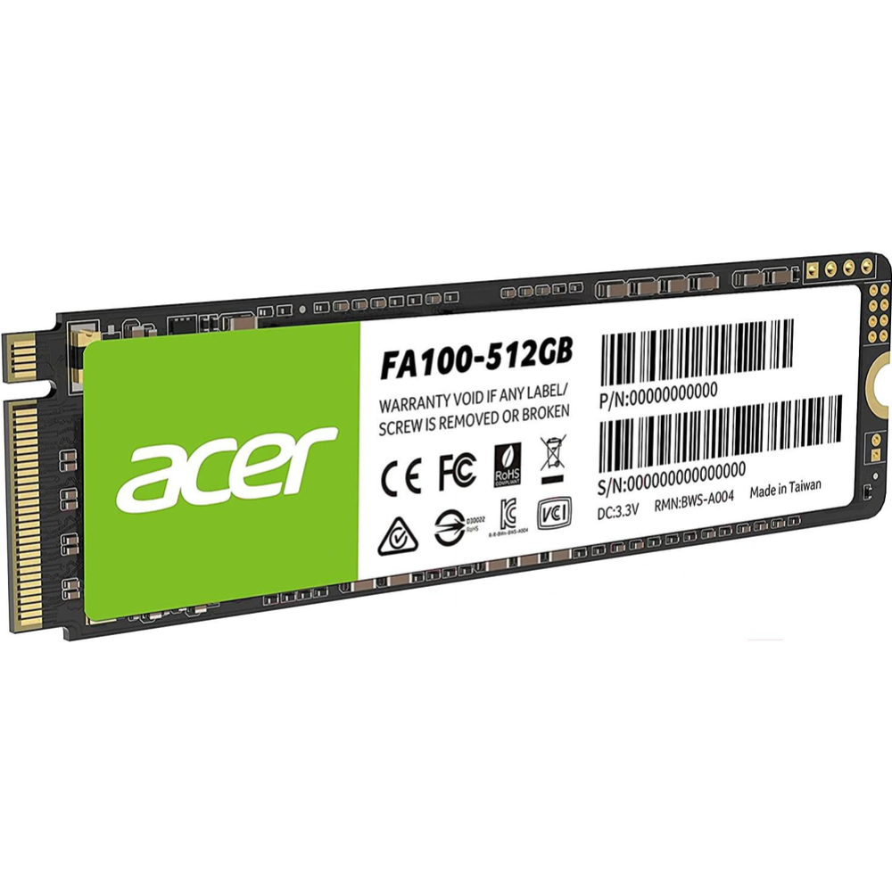 SSD диск «Acer» 512Gb BL.9BWWA.119