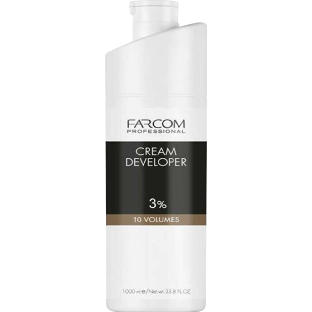 Окисляющий крем для волос «Farcom» Professional, Cream Developer 3%/10 VOL, FA071273, 1000 мл
