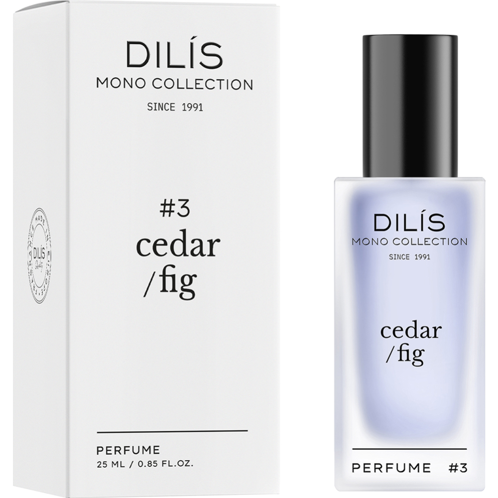 Духи женские  «Dilis» Mono Collection, Cedar / Fig, 25 мл