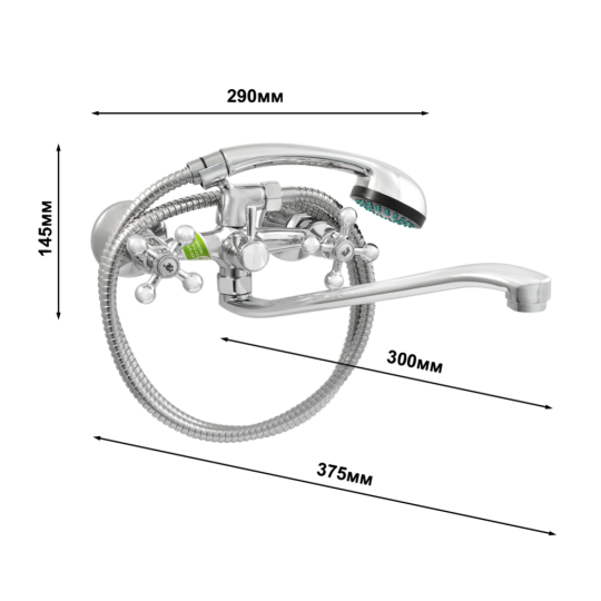 Смеситель «Juguni» JGN0140/B, 0402.656A