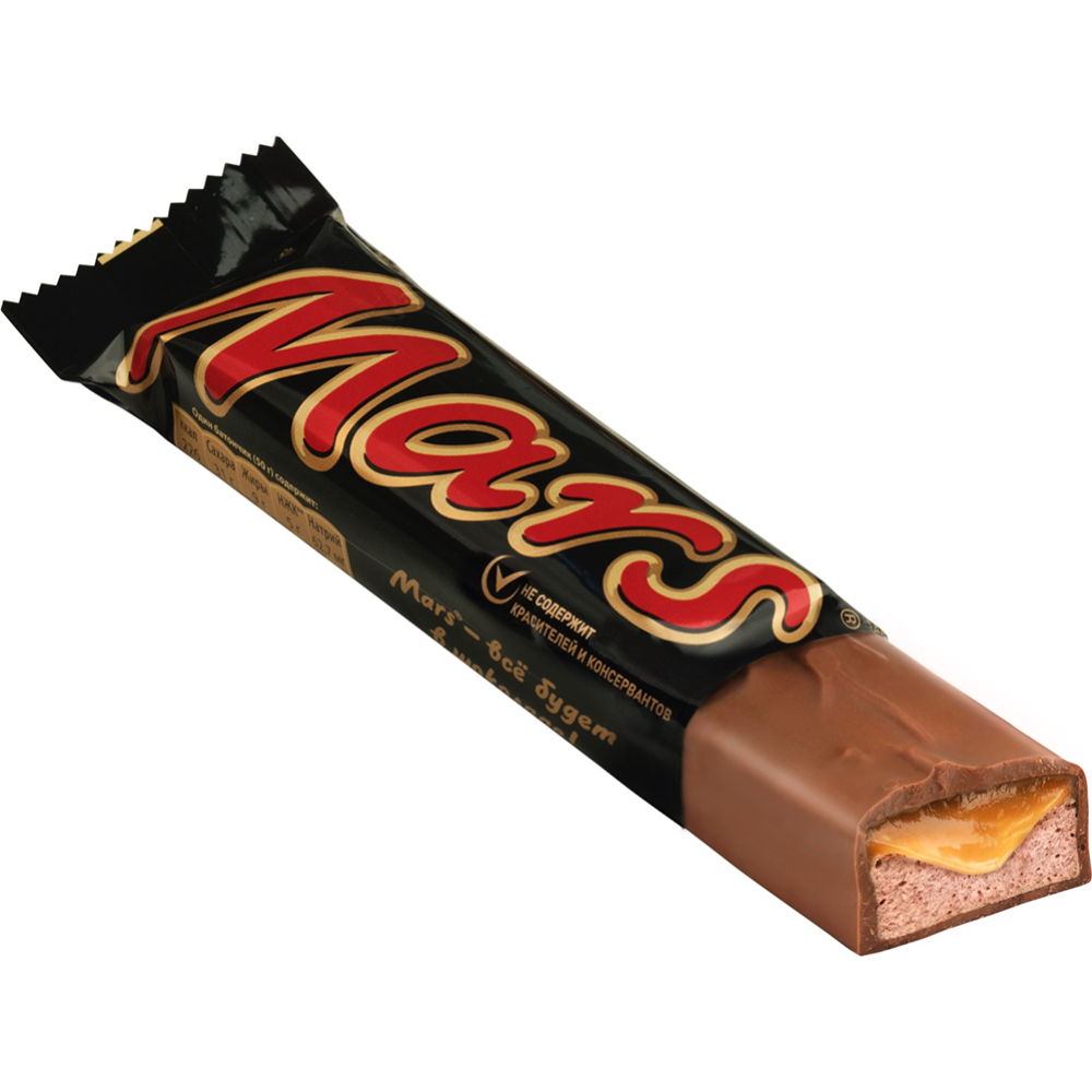 Шоколадный батончик «Mars» с нугой и карамелью, 50 г