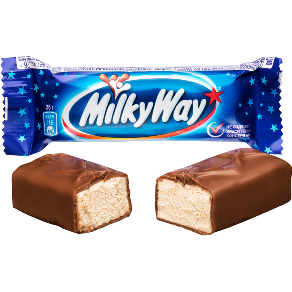 Шоколадный батончик «Milky Way» 26 г #1