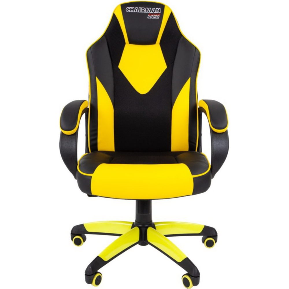 Кресло офисное «Chairman» Game 17, черный/желтый