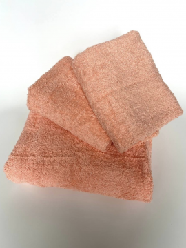 Набор полотенец махровых 50Х90 (2 шт. цвет персиковый) 100% хлопок