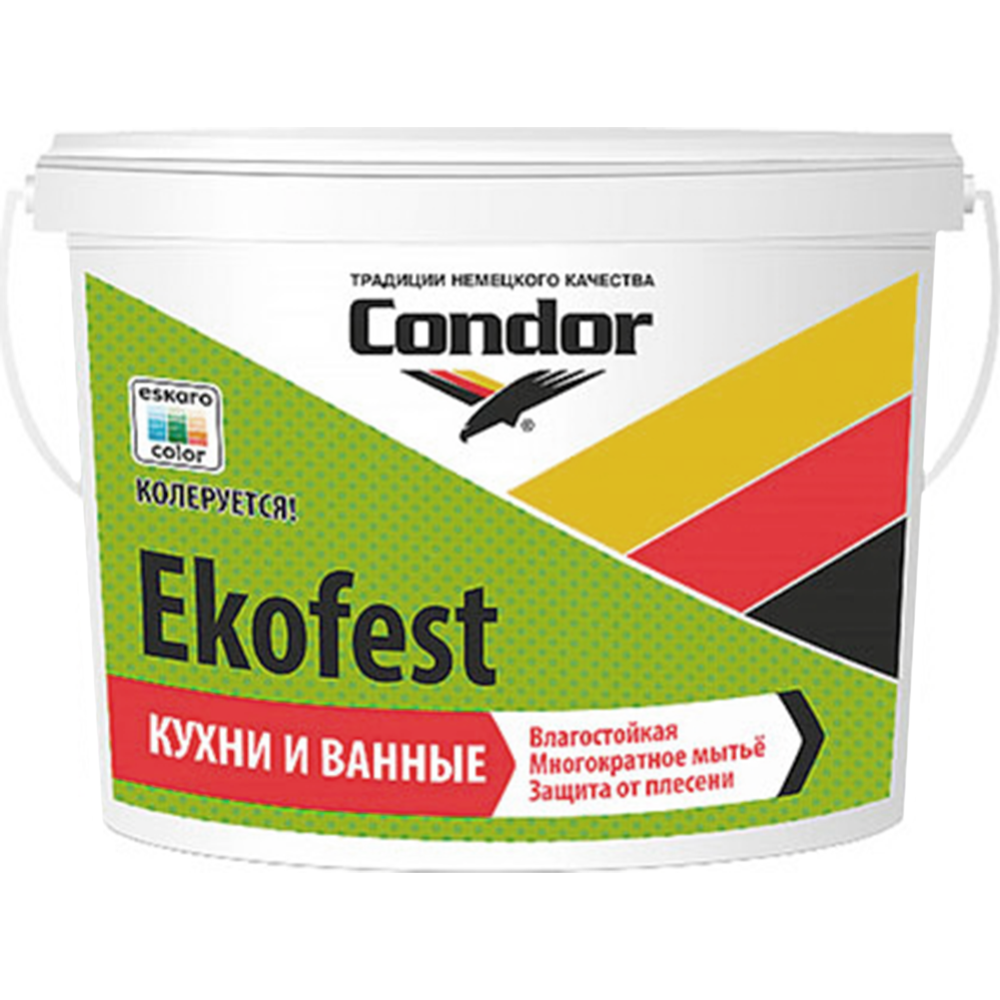 Краска «Condor» Ekofest, белый, 7.5 кг