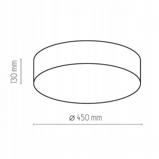 RONDO 1086 TK LIGHTING ПОТОЛОЧНЫЙ БЕЛЫЙ СВЕТИЛЬНИК