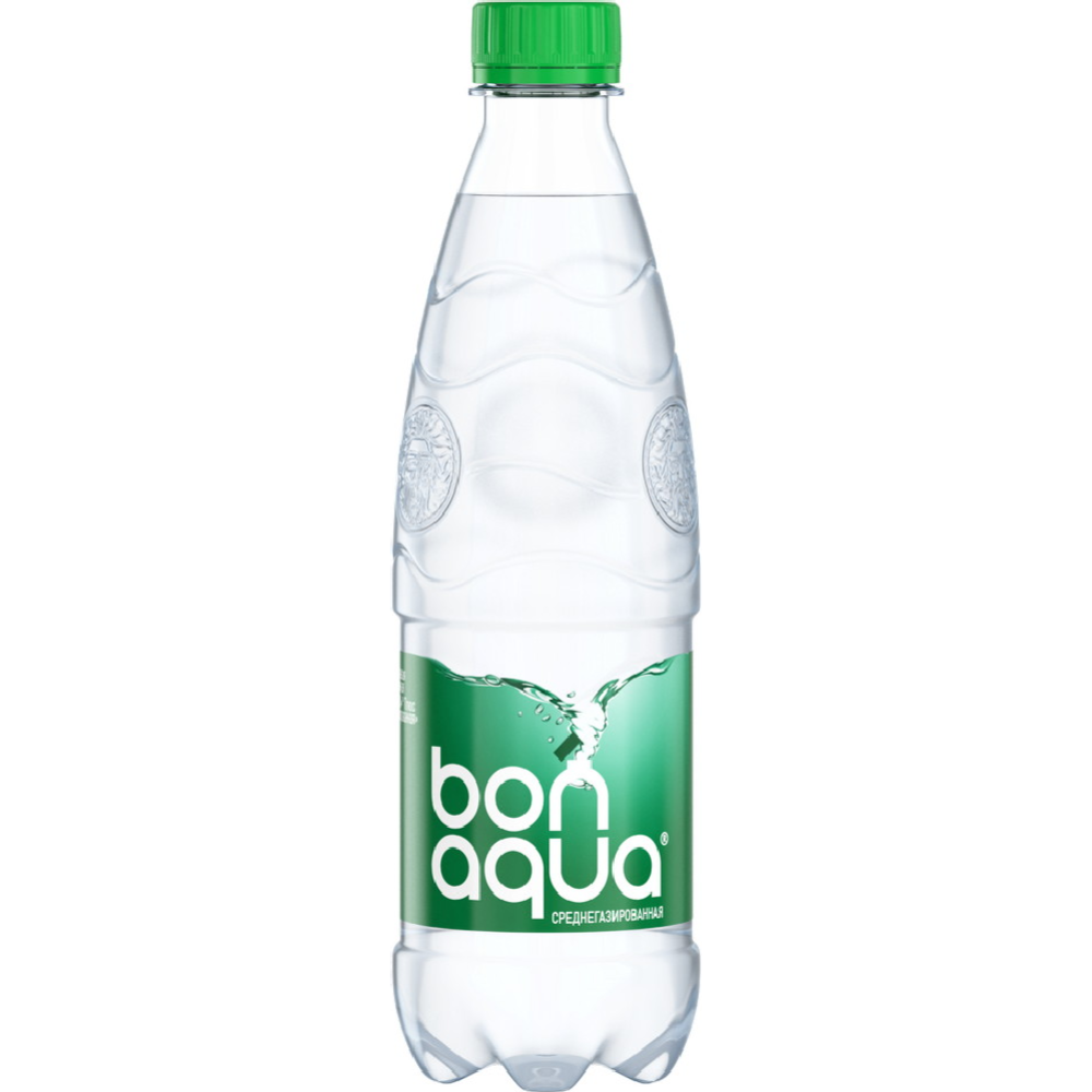 Вода пи­тье­вая «Bonaqua» сред­не­га­зи­ро­ван­ная, 500 мл
