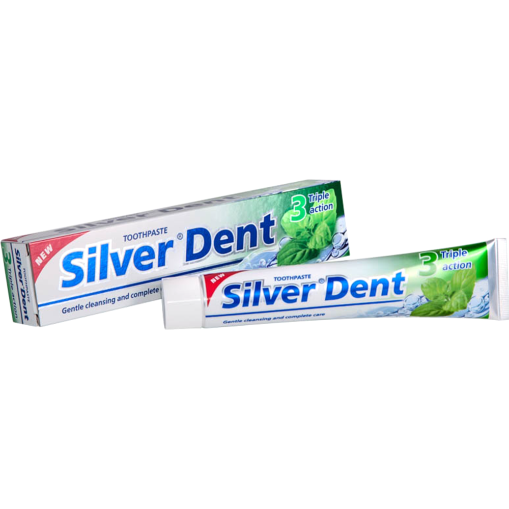 Паста зубная «Silver Dent» тройное действие, 100 г