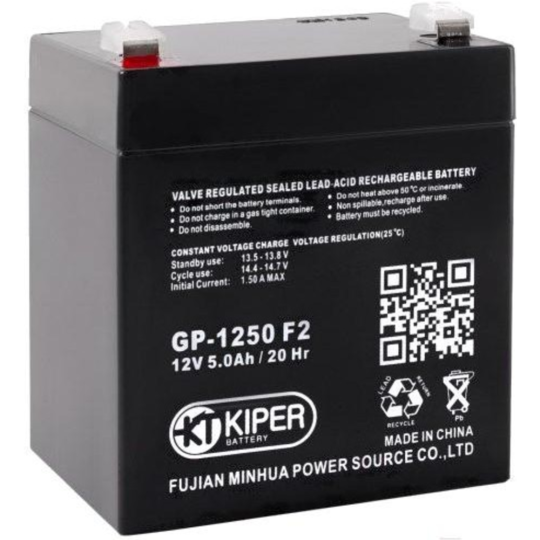 Батарея для ИБП «Kiper» GP-1250 F2, 12V/5Ah