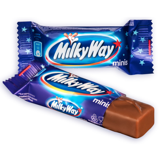 Конфеты глазированные «Milky Way» Minis, 176 г