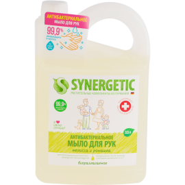 Мыло жидкое «Synergetic» мелисса и ромашка, 3.5 л