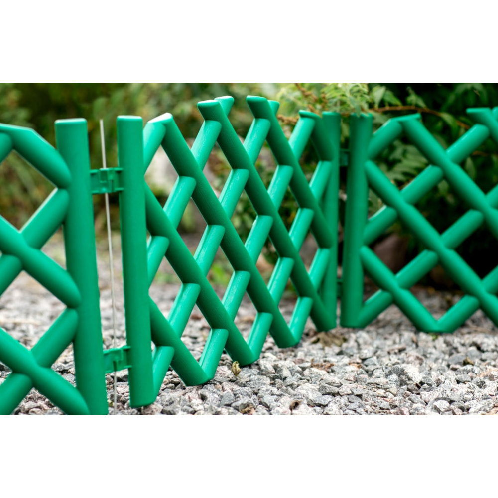Декоративный забор «Gardenplast» Barokko 5, 53, зеленый, 41х278 см, 4 шт