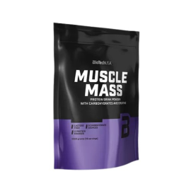 ГЕЙНЕР MUSCLE MASS, ВАНИЛЬ 1000г BIOTECH USA