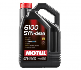 Моторное масло синтетическое  MOTUL 6100 SYN-CLEAN 5W-40 - 4 л