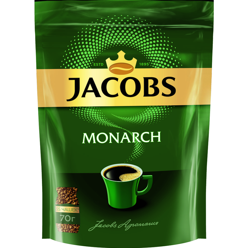 Кофе рас­тво­ри­мый «Jacobs» Monarch, 70 г
