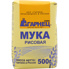 Мука рисовая «Гарнец» 500 г