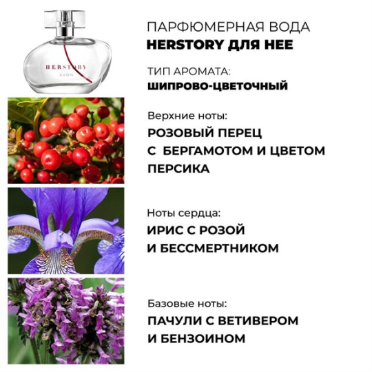 Парфюмерная вода Avon Herstory для нее, 50 мл