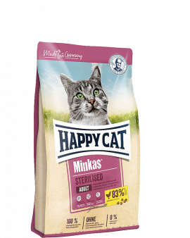 Сухой корм для кошек Happy Cat Minkas Sterilised Adult с птицей, 10 кг