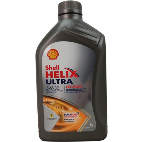 Масло моторное «Shell» Helix Ultra ECT Multi 5W-30, 550063484, 1 л