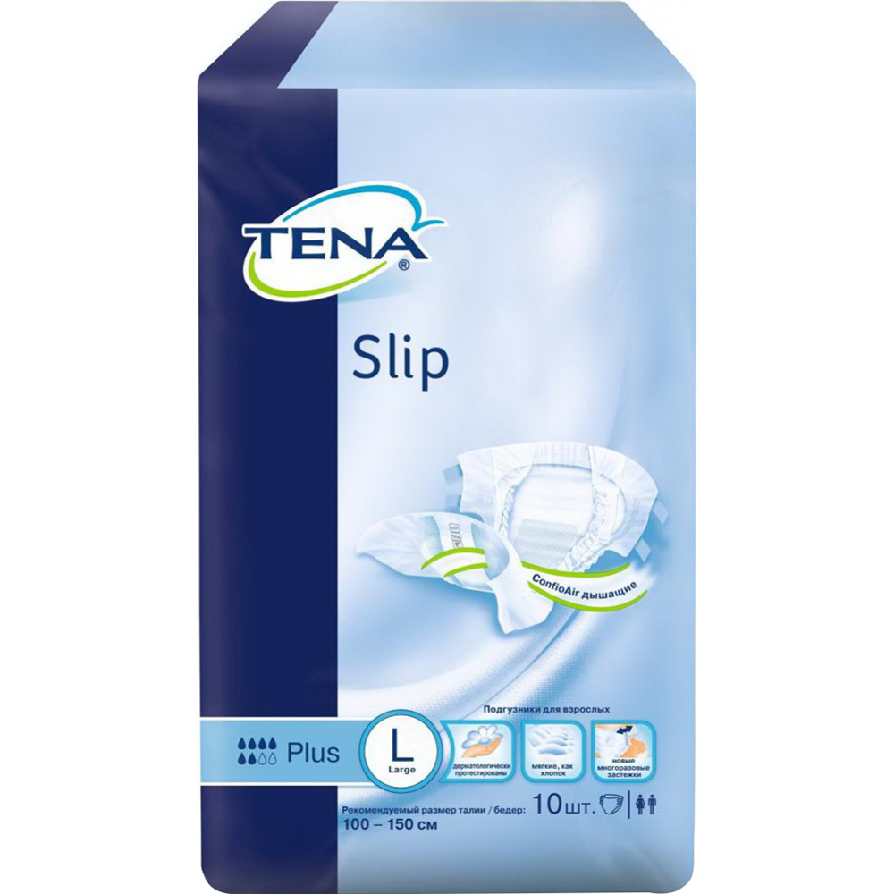 Подгузники для взрослых «Tena» Slip Plus, Large, 10 шт