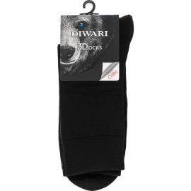 Носки мужские «DiWaRi» 3DSocks, размер 29, 000 чёрный