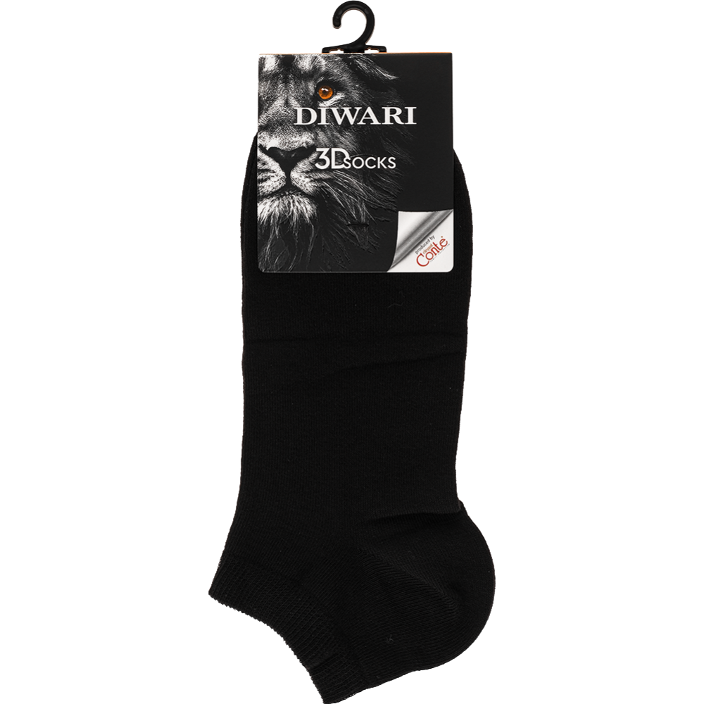 Носки мужские «DiWaRi» 3DSocks, размер 27, 000 чёрный #0