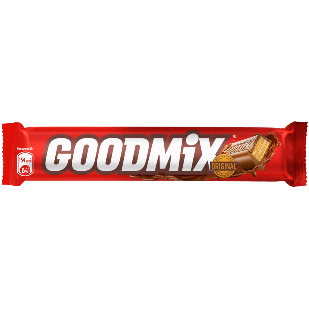 Конфета «Goodmix» Original, молочный шоколад с хрустящей вафлей, 29 г #4