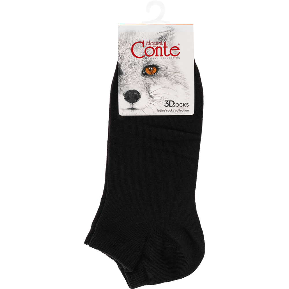 Носки женские «Conte Elegant» 3DSocks, размер 25-27, 000 чёрный