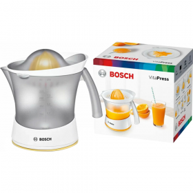Пресс для цит­ру­со­вых «Bosch» MCP3500, 0.8 л, Белый/Желтый