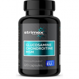 Комплекс для суставов и связок Strimex Glucosamine Chondroitine MSM 120 капсул