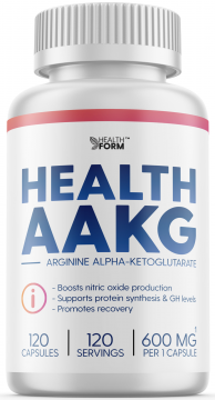 Аминокислота Health Form AAKG 600 мг 120 капсул