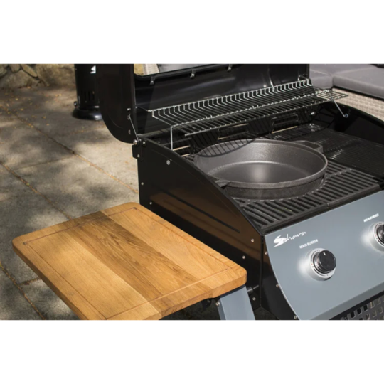 Газовый гриль «Sahara» 3 Burner Oak BBQ, дымчатый/дуб