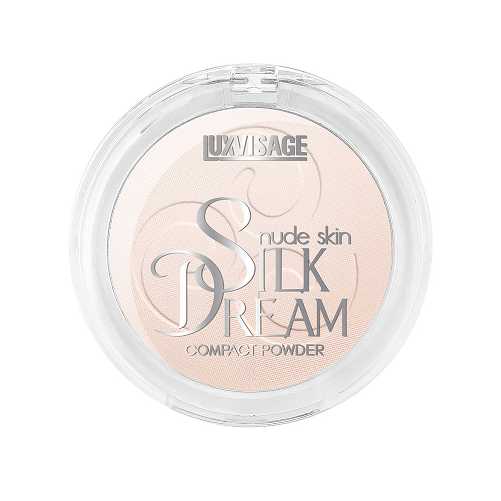 Пудра компактная LUXVISAGE Silk Dream nude skin тон 1