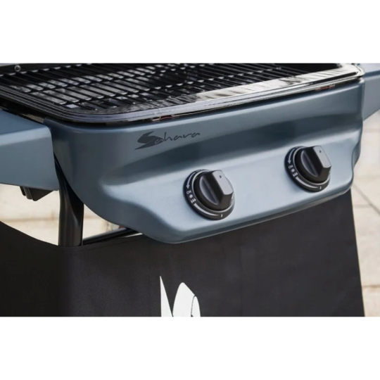 Газовый гриль «Sahara» 2 Burner Rapid Assembly Plus, черный/серый