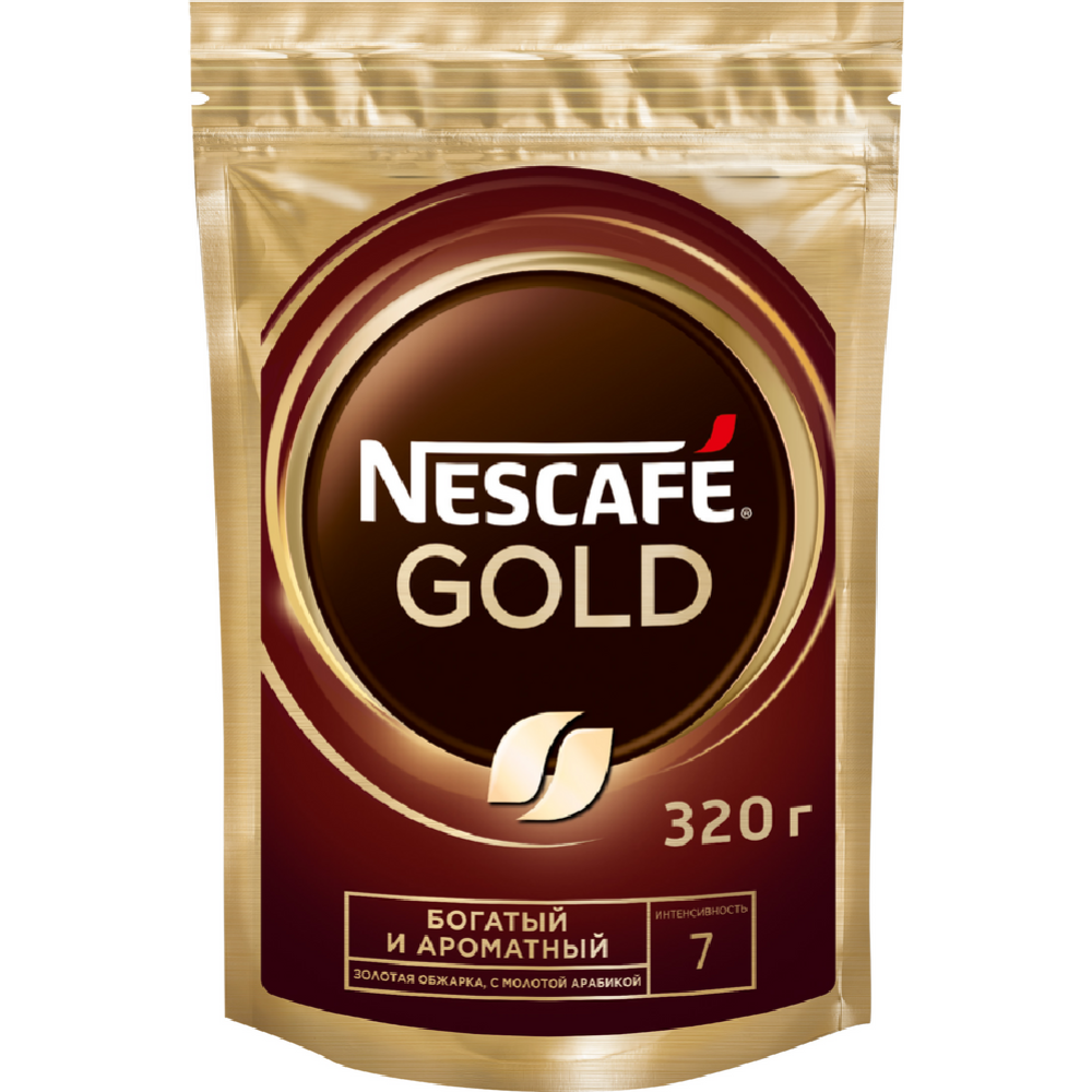Кофе растворимый «Nescafe» Gold, с добавлением молотого, 320 г #2