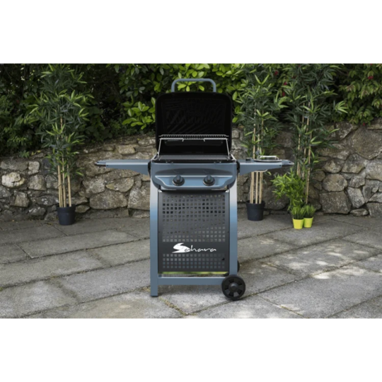 Газовый гриль  «Sahara» X150 2 Burner BBQ, черный/серый