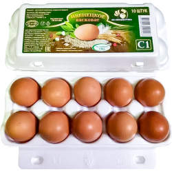 Яйца ку­ри­ные «И­ве­нец­ки­е» вяс­ко­выя, С1, 10 шт
