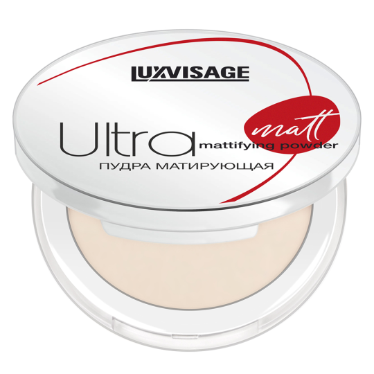 Пудра матирующая LUXVISAGE Ultra matt тон 104 Warm beige