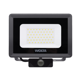 Светодиодный прожектор WOLTA WFL-50W/06s 50Вт 5700K IP65 с Датчиком