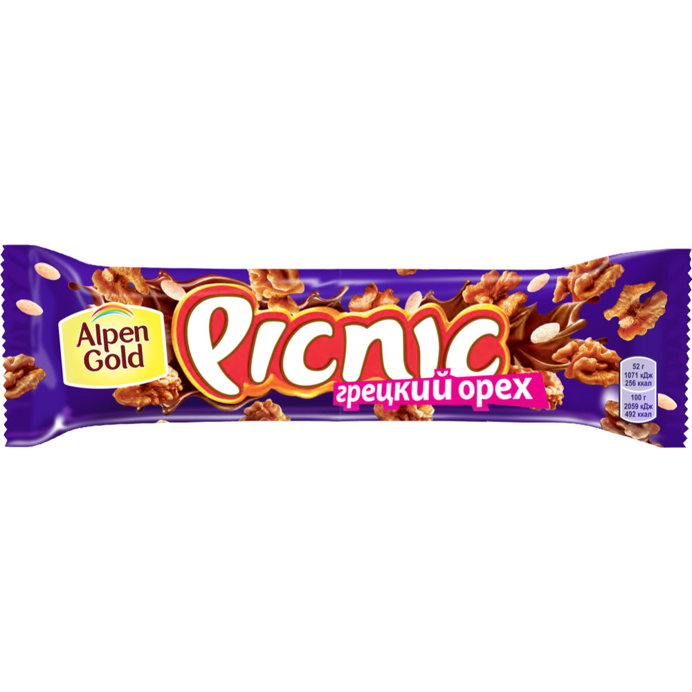 Батончик шоколадный Пикник Big Picnic ×2 вес 76 г купить в интернет-магазине security58.ru