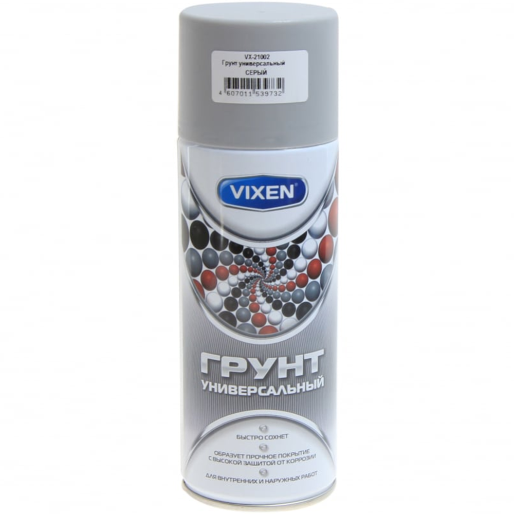 Грунтовка «Vixen» VX-21002, серый, 520 мл