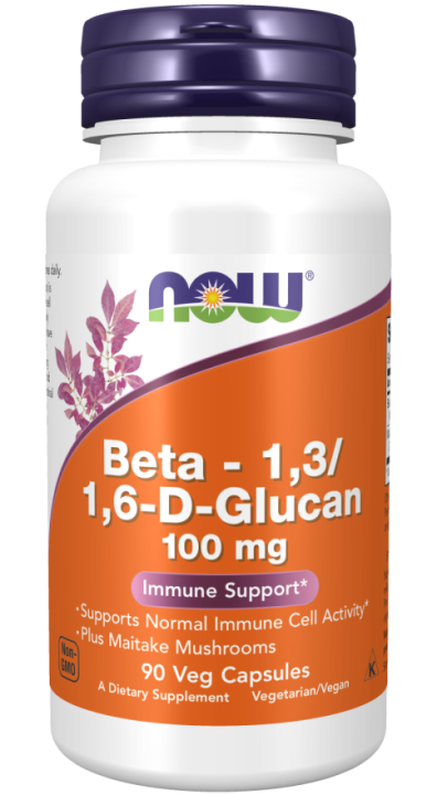 Бета Глюкан Now Foods Beta 1,3/1,6-D- Glucan, 90 капс.