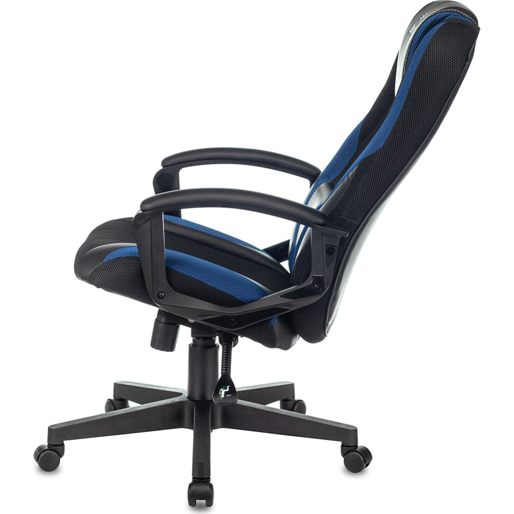 Кресло геймерское «Бюрократ» Zombie 9, черный/синий