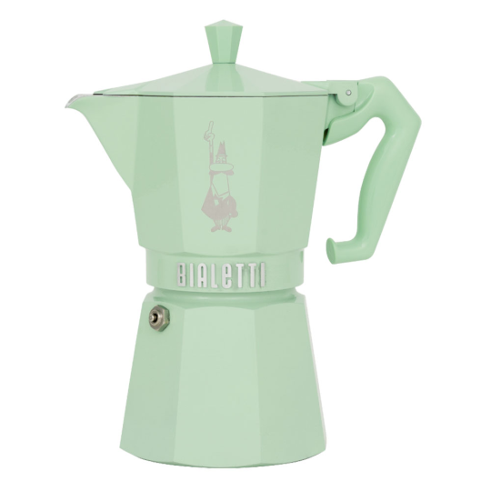 Гейзерная кофеварка Bialetti Moka Exclusive Green 6 порций (270мл)