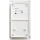 Блок «Schneider Electric» Glossa, GSL000176, выключатель+розетка